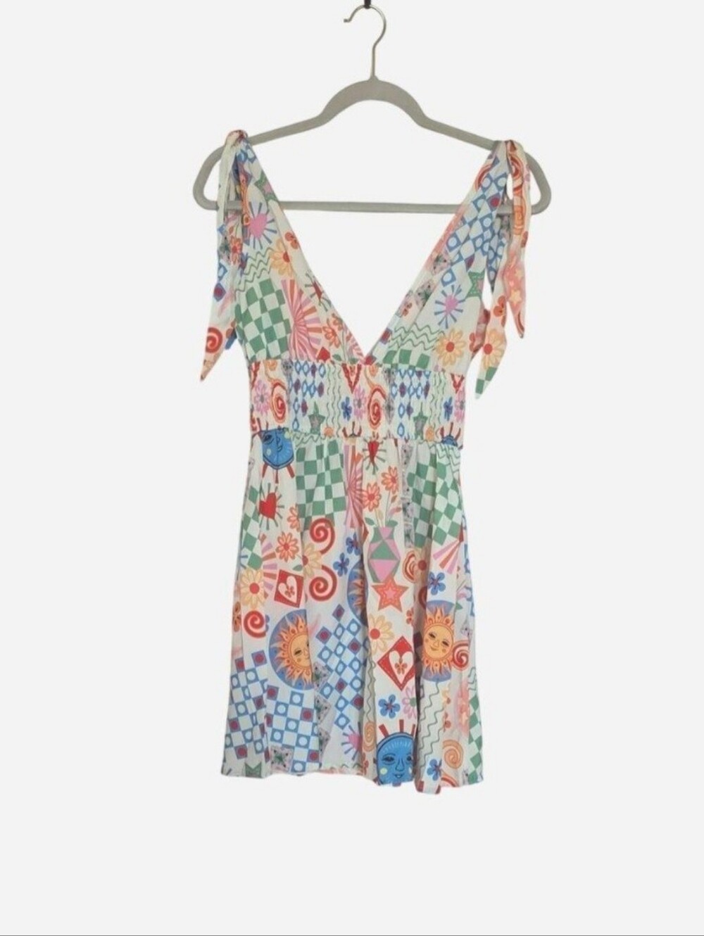 Bohemian Mini Dress Size Small - Picture 5 of 7